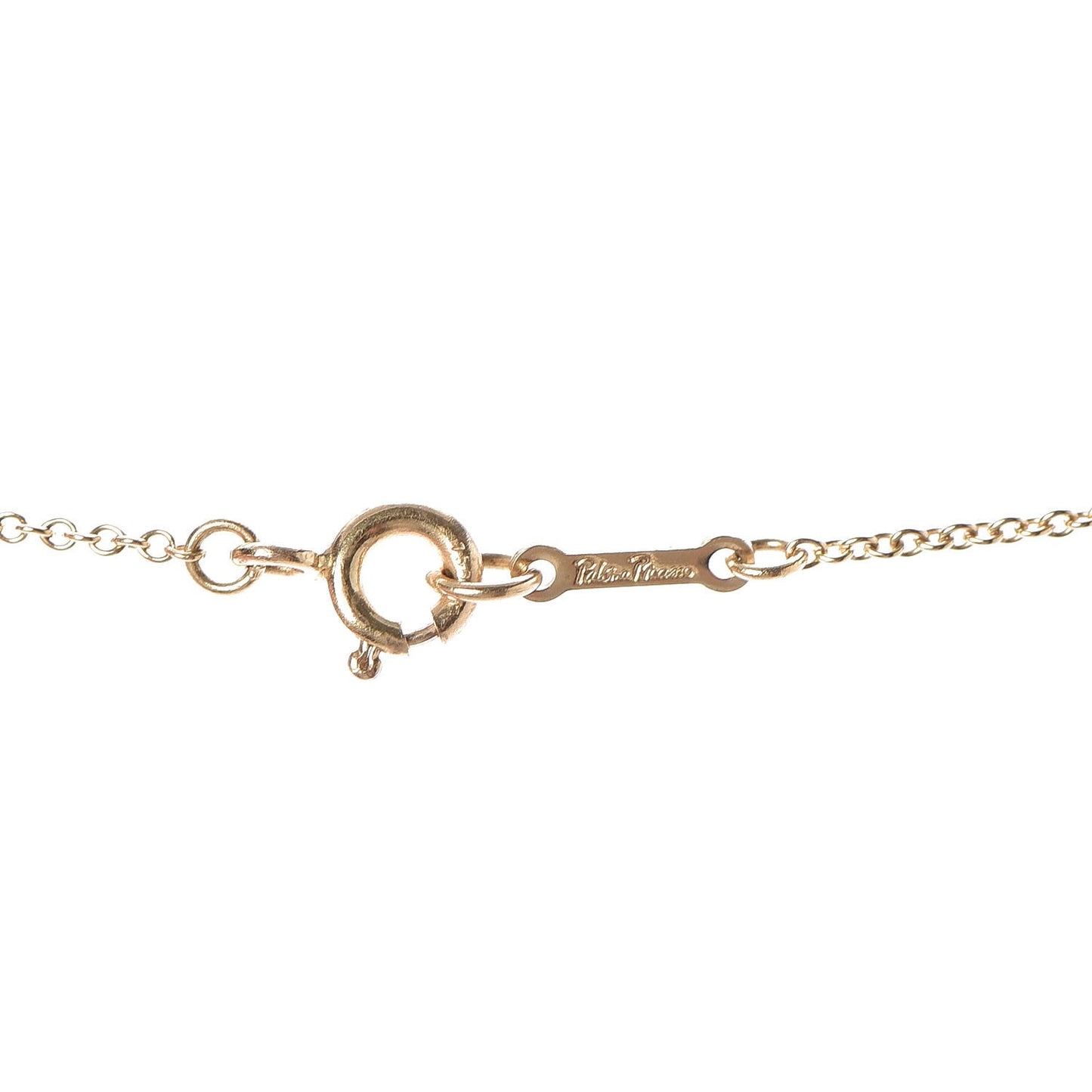 18K Yellow Gold Paloma Picasso Loving Heart Necklace