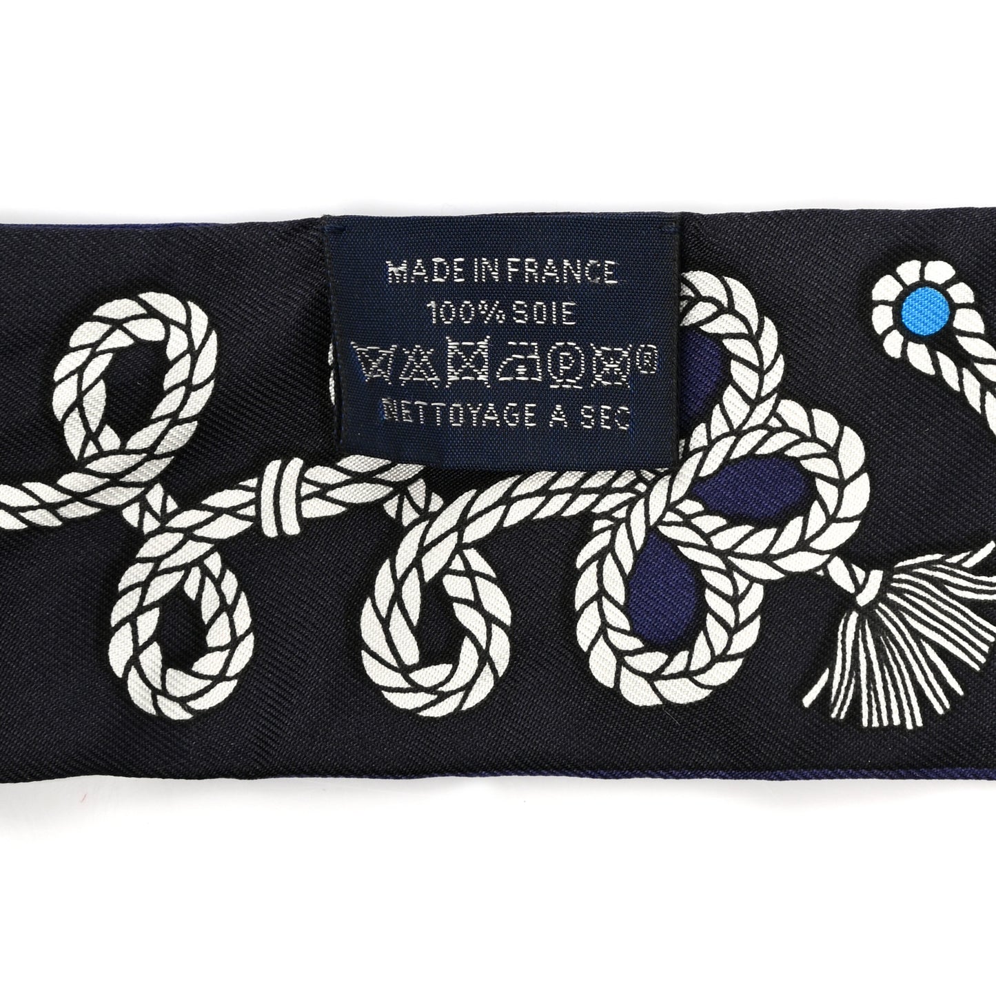 Silk Galons Et Brandebourg Twilly Indigo Rouge Vif Marine