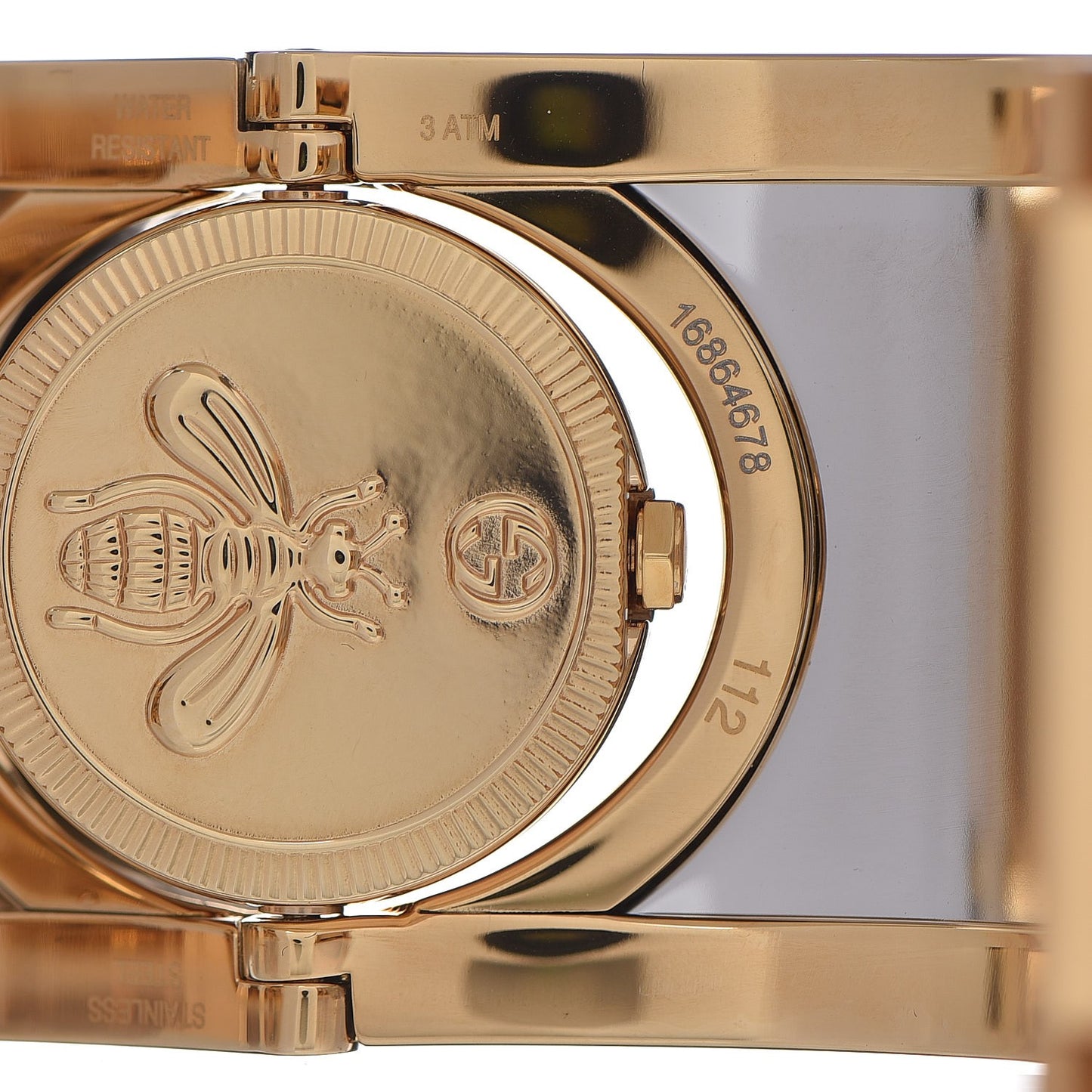 Stainless Steel Canvas 33mm Twirl GG Supreme Blooms Quartz Watch