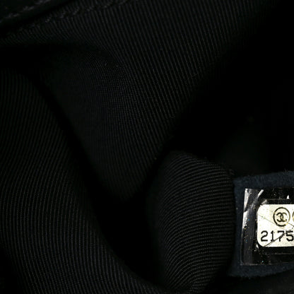 Chanel Calfskin Pleated Medium Boy Flap Black 7 of 10