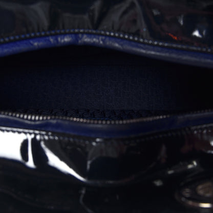 Christian Dior Patent Cannage Large Lady Dior Navy Blue 6 of 6