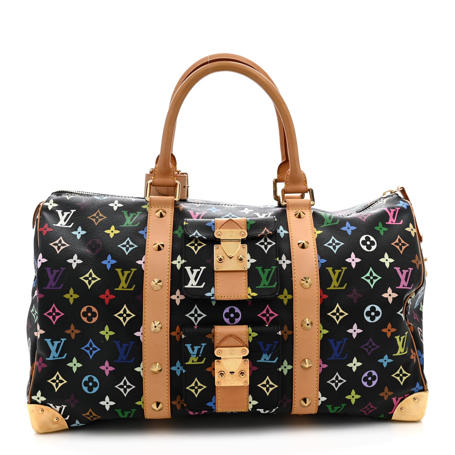Monogram Multicolor Keepall 45 Black