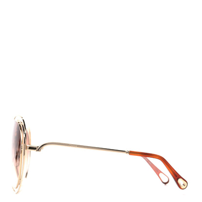 Chloe Carlina Round Sunglasses CE134S Gold 3 of 7