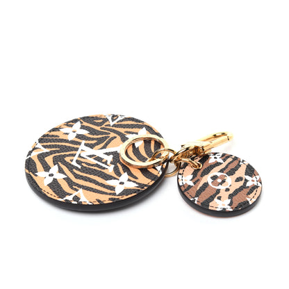 Louis Vuitton Monogram Giant Jungle Bag Charm Key Holder Black 3 of 6