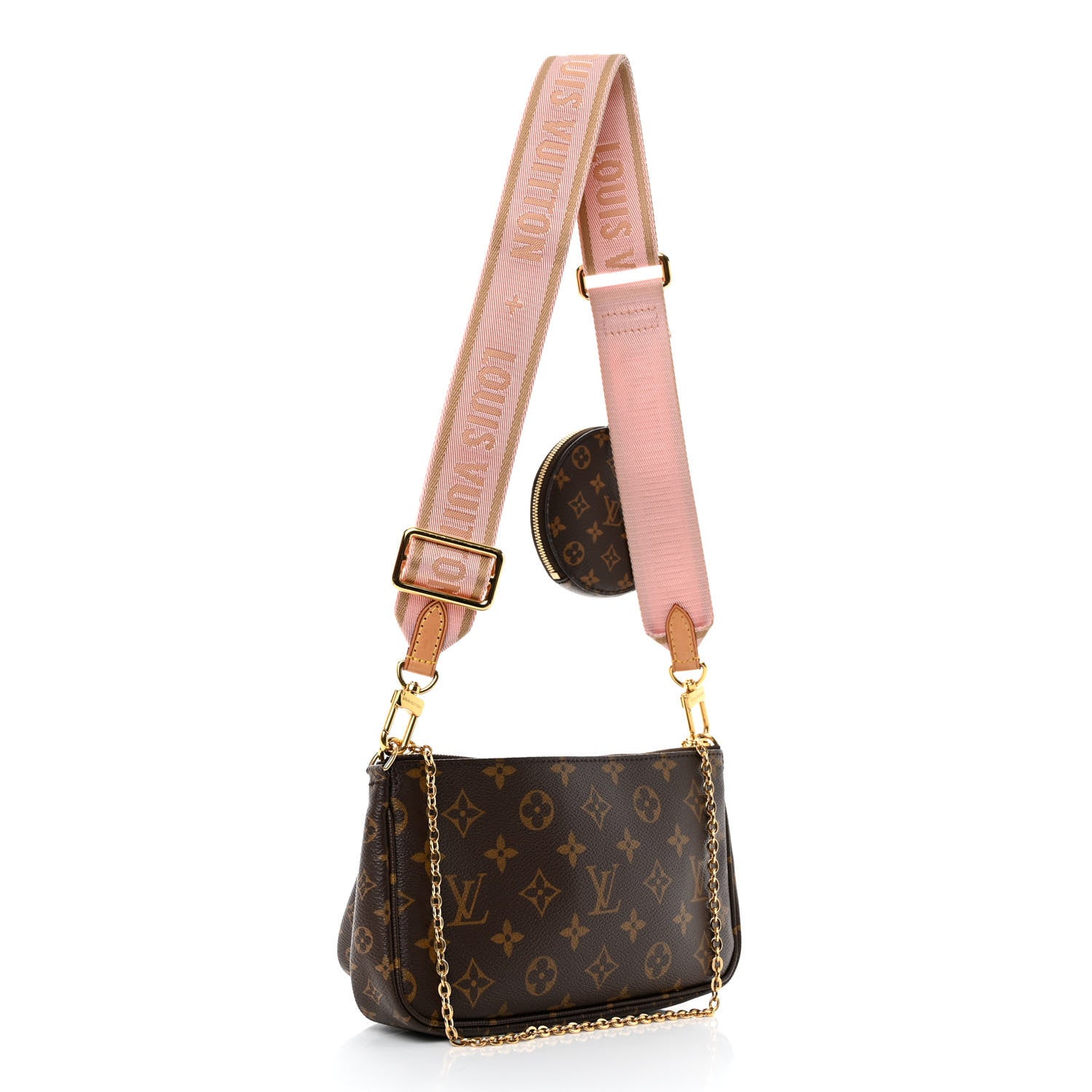 Louis Vuitton Monogram Multi Pochette Accessories Rose Clair 3 of 10