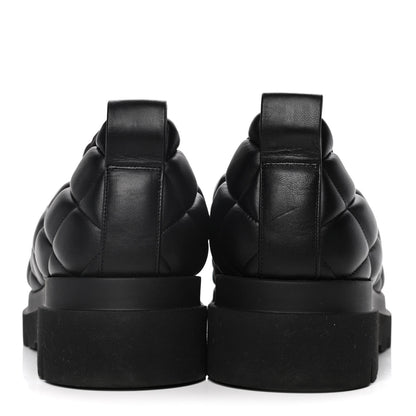 Bottega Veneta Lambskin Quilted Slip On Sneakers 41 Black 5 of 14