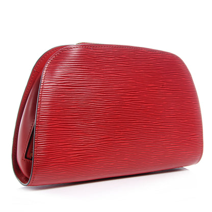 Louis Vuitton Epi Dauphine Cosmetic Pouch 24 Makeup Red 3 of 7