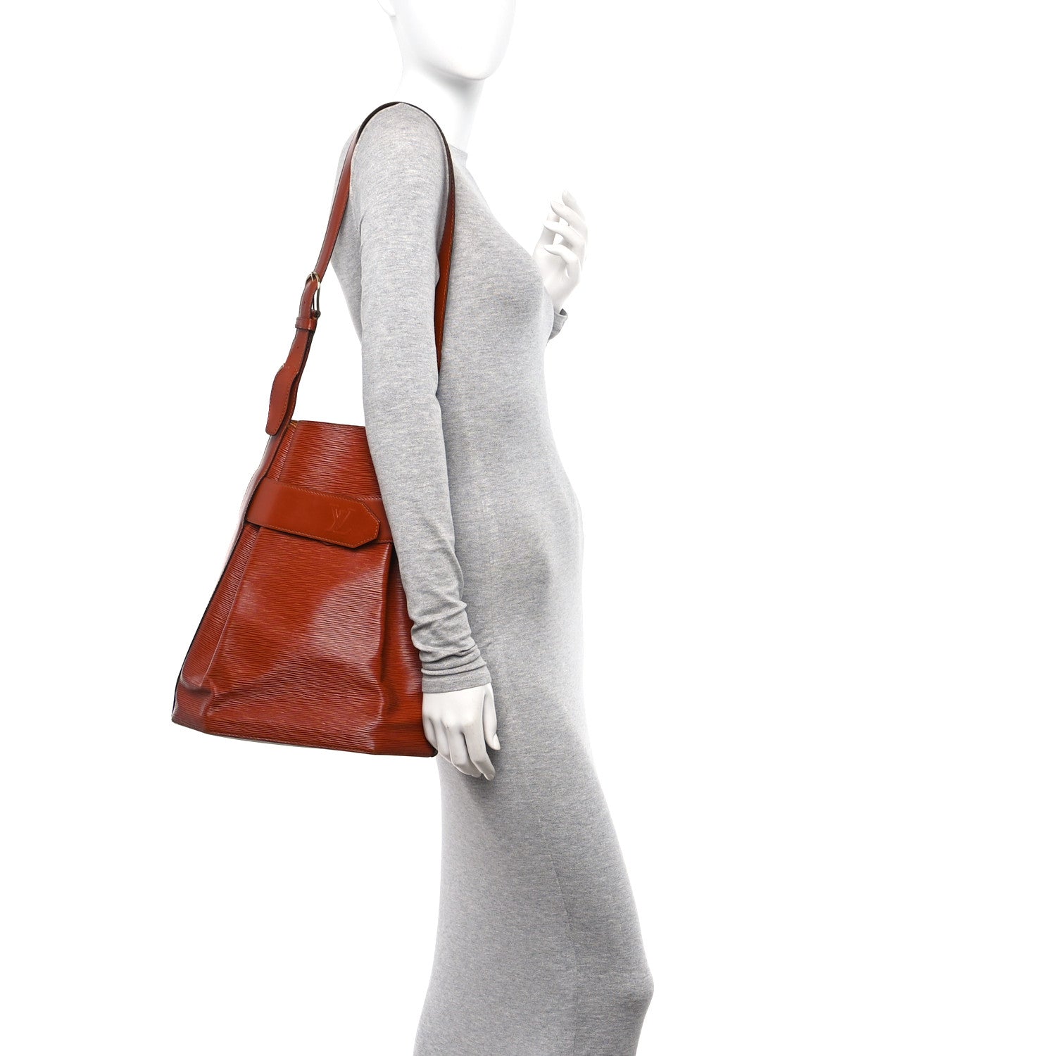 Louis Vuitton Epi Sac D'epaule Kenyan Fawn 2 of 13