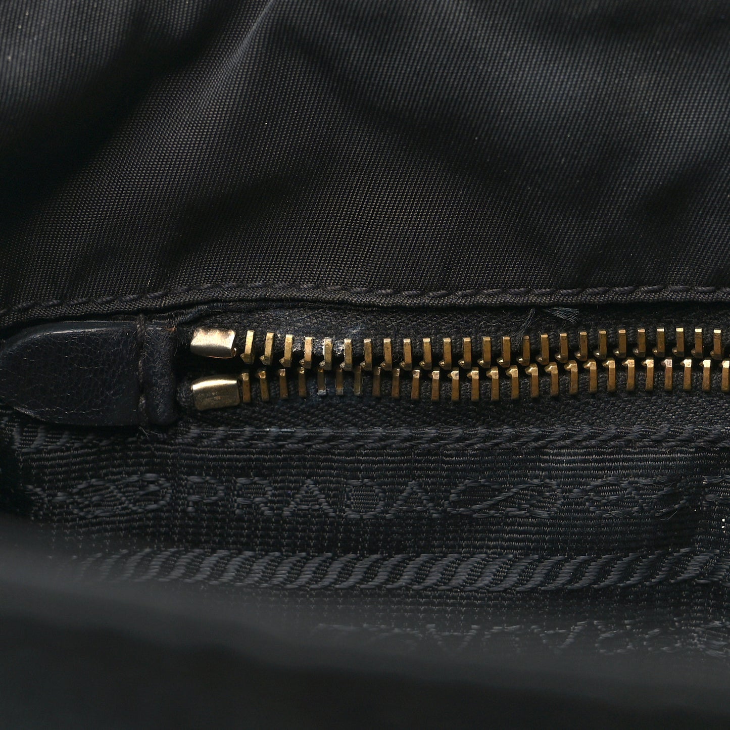 Tessuto Nylon Shopping Tote Black