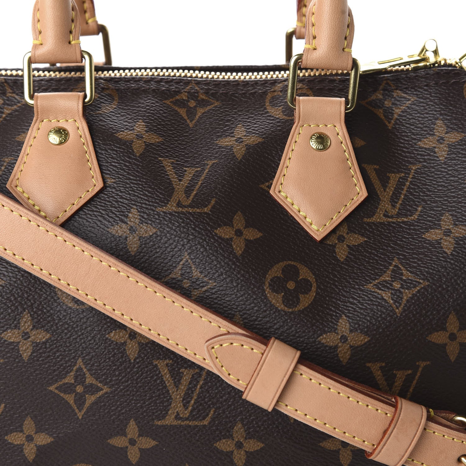 Louis Vuitton Monogram Speedy Bandouliere 25 10 of 10