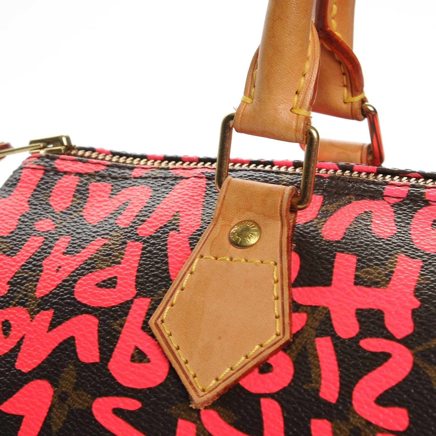Louis Vuitton Monogram Graffiti Speedy 30 Fuchsia 12 of 14
