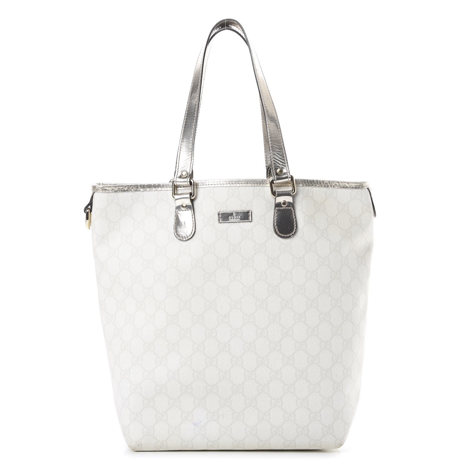 Gucci GG Plus Monogram Medium Joy Tote Platinum 1 of 19