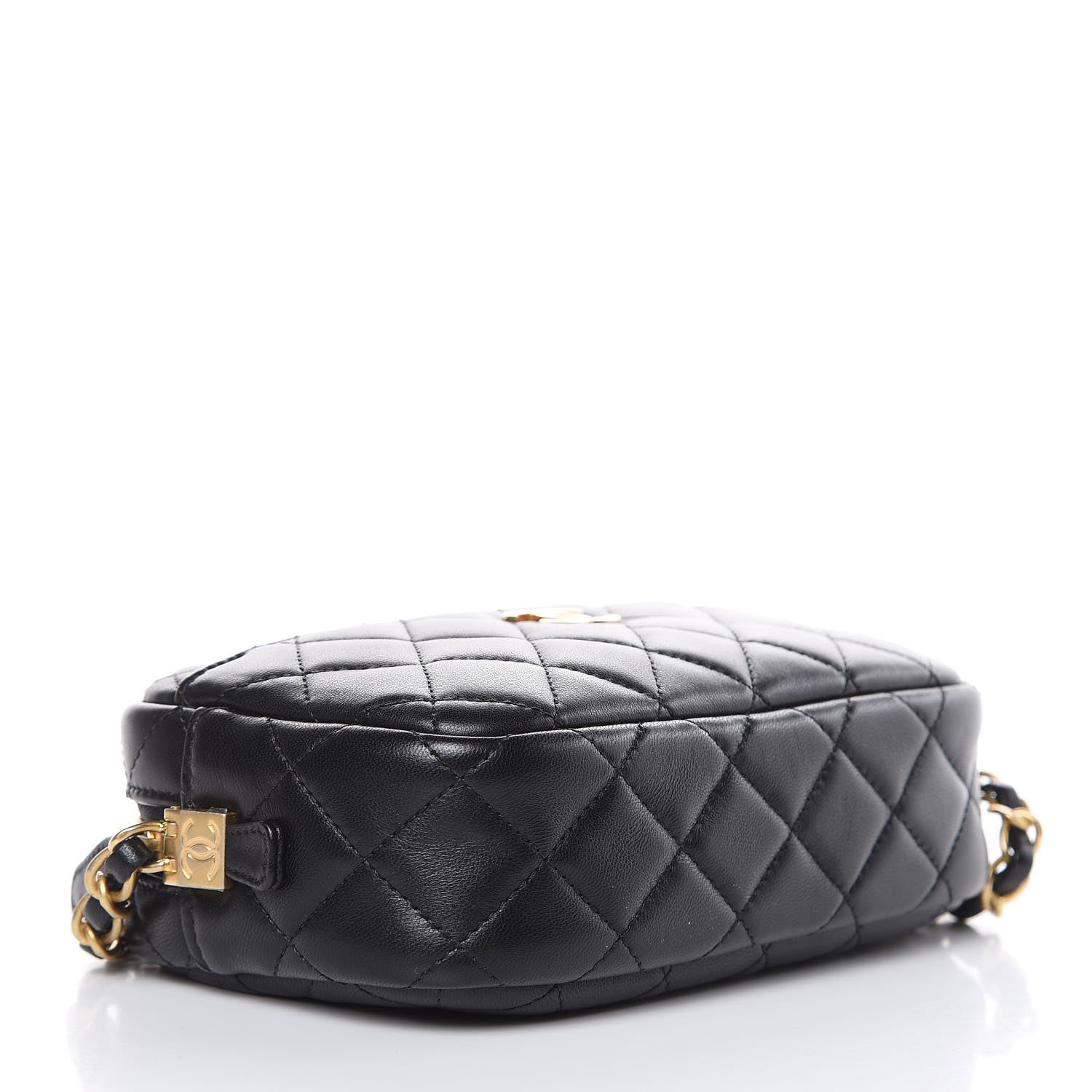 Chanel Lambskin Quilted Small Timeless Camera Case Black 4 of 10