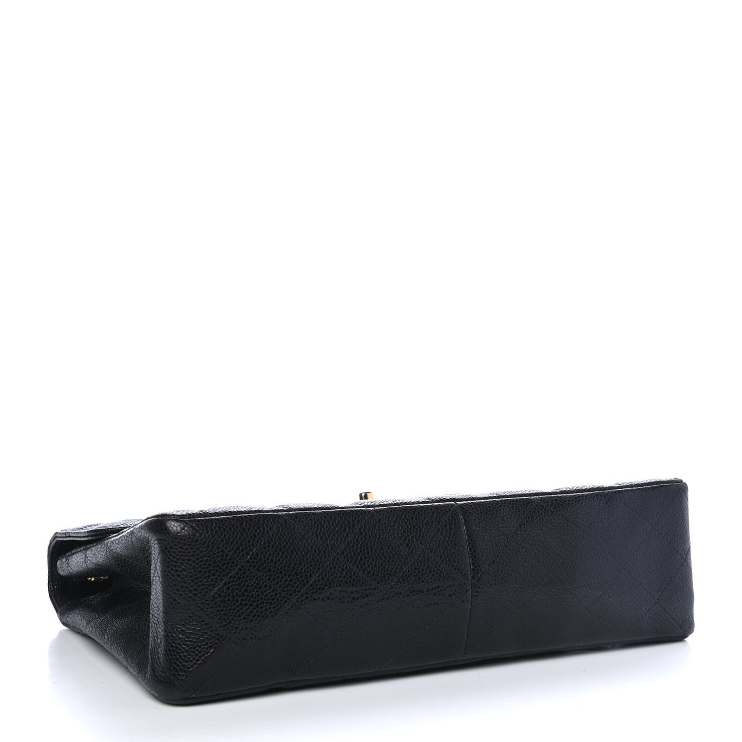 Caviar Quilted Jumbo Single Flap Black