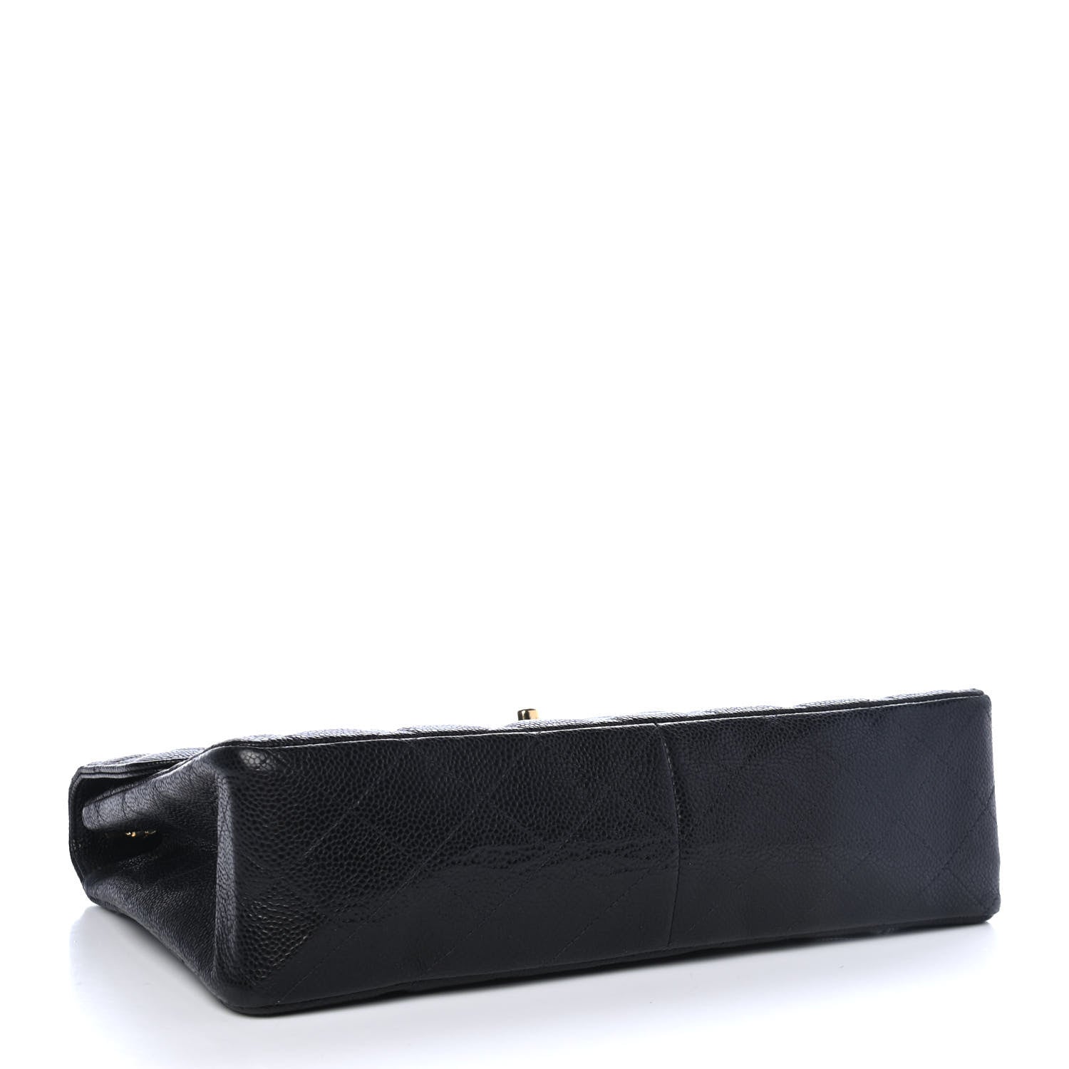 Chanel Caviar Quilted Jumbo Single Flap Black 3 of 4