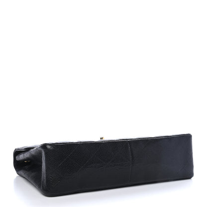 Chanel Caviar Quilted Jumbo Single Flap Black 3 of 4