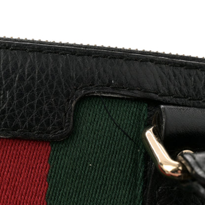 Gucci Calfskin Vintage Web Medium Boston Black 14 of 17