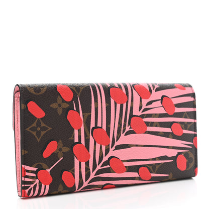 Louis Vuitton Monogram Jungle Dots Sarah Wallet Sugar Pink Poppy 3 of 7