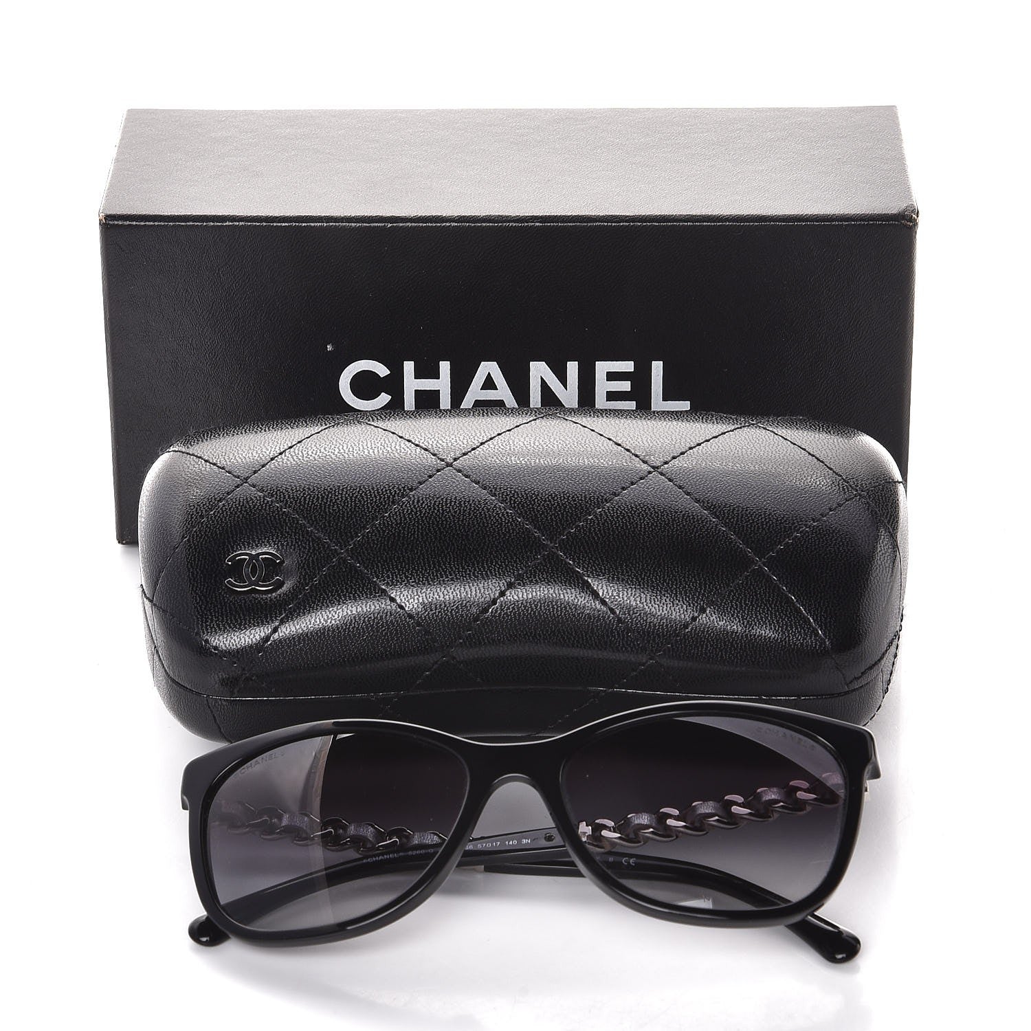 Chanel CC Chain Sunglasses 5260-Q Black 8 of 8