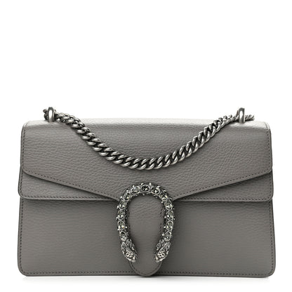 Gucci Pebbled Calfskin Small Dionysus Shoulder Bag Dusty Grey 1 of 11