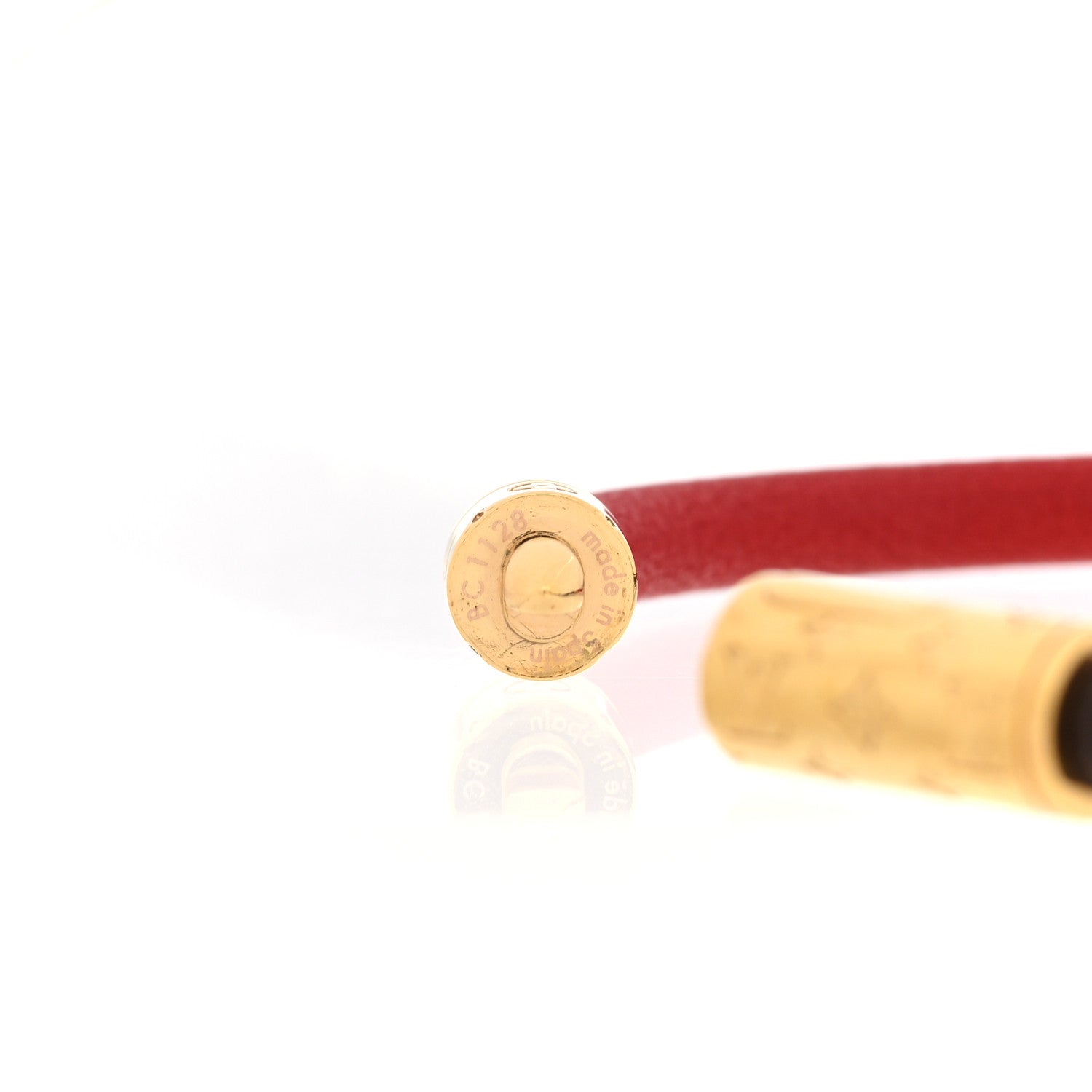Louis Vuitton Monogram Daily Confidential Bracelet 17 Red 4 of 5