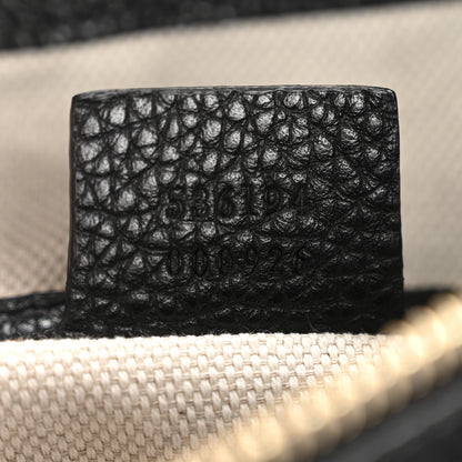 Gucci Pebbled Calfskin Large Soho Hobo Black 7 of 12