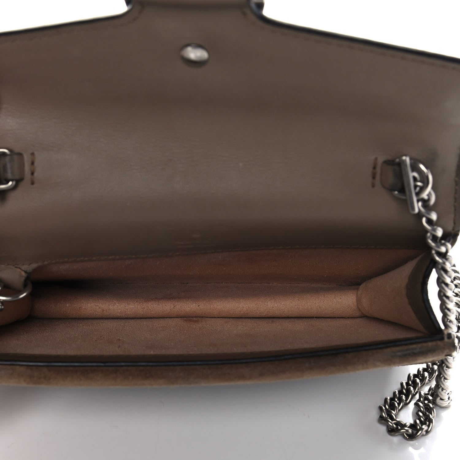 Gucci GG Supreme Monogram Super Mini Dionysus Shoulder Bag Taupe 5 of 15