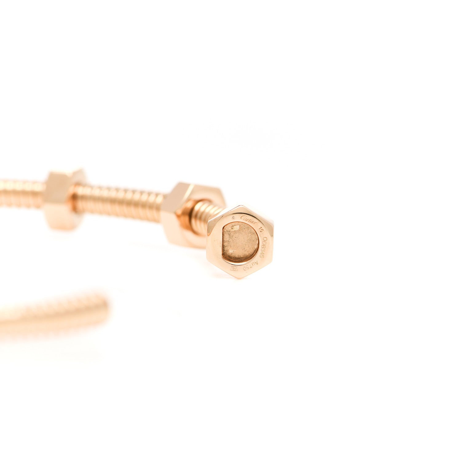 Cartier 18K Pink Gold Ecrou de Cartier Bracelet 15 3 of 5