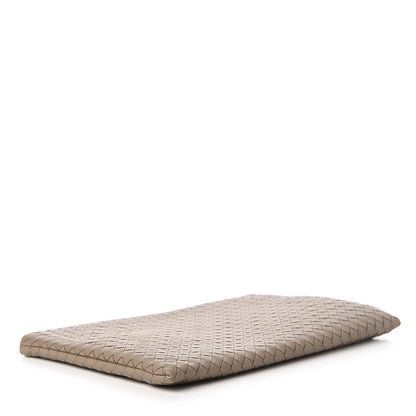 Bottega Veneta Nappa Intrecciato Large Flat Zip Biletto Pouch Mink 4 of 10