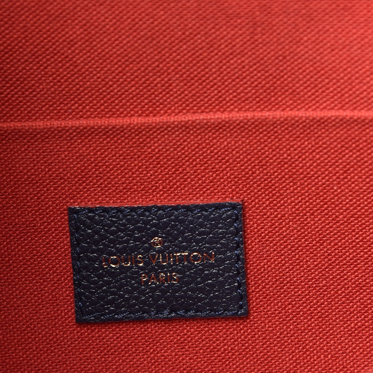 Empreinte Pochette Felicie Chain Wallet Marine Rouge