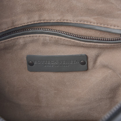 Bottega Veneta Nappa Intrecciato Nodini Crossbody Messenger Light Grey 6 of 8