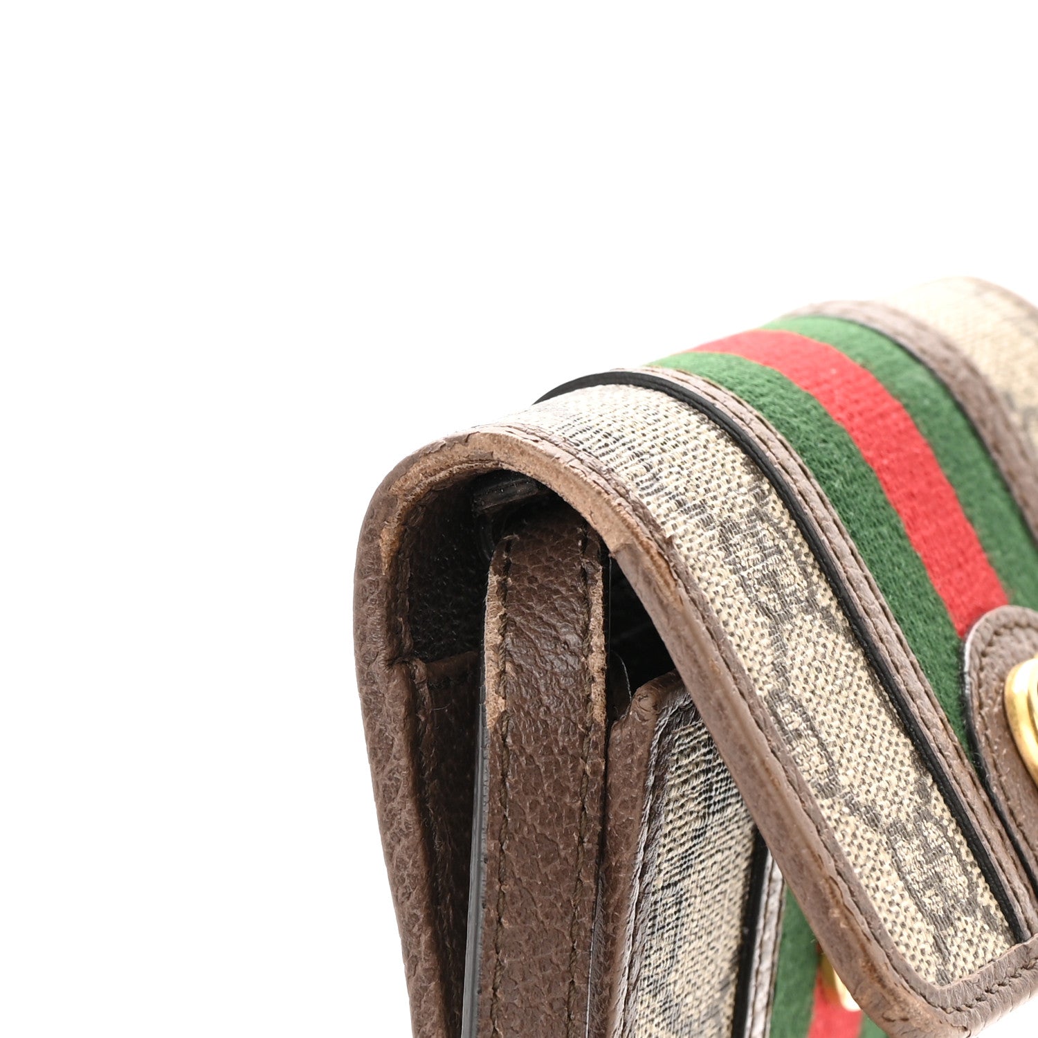 Gucci GG Supreme Monogram Web Mini Ophidia Crossbody Bag Beige New Acero 18 of 20