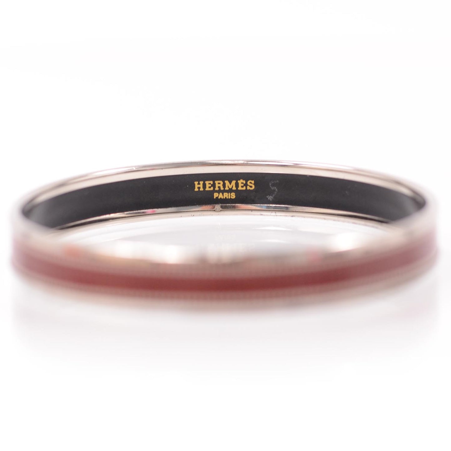 Enamel Narrow Dots Bracelet Red PM