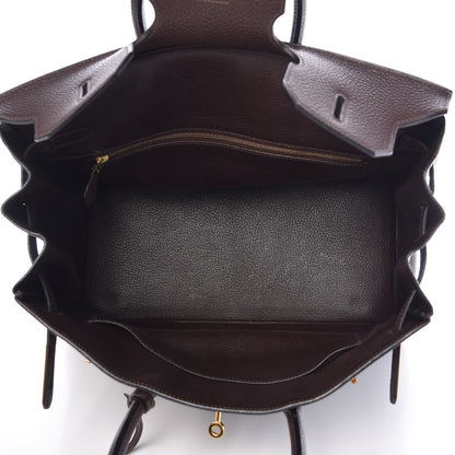 Hermes Togo Birkin 35 Chocolate 8 of 55