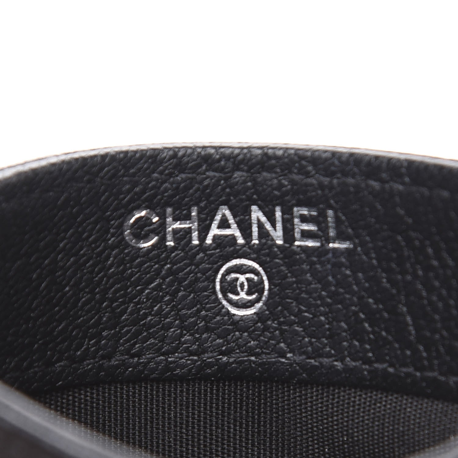 Chanel Goatskin CC Card Holder Black 5 of 8