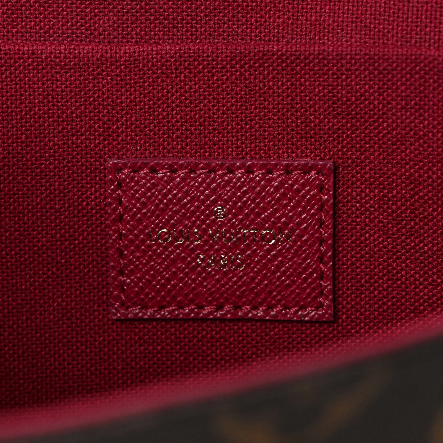 Louis Vuitton Monogram Pochette Felicie Chain Wallet Fuchsia 7 of 10