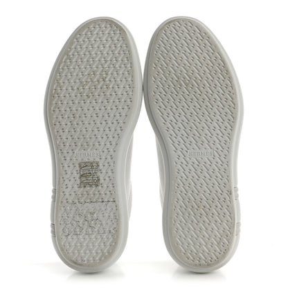 Hermes Calfskin Womens Happy Sneakers 37 White 6 of 12