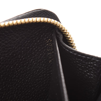 Louis Vuitton Empreinte Zippy Wallet Black 7 of 8