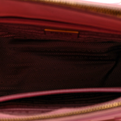Prada Saffiano Mini Galleria Double Zip Tote Orchidea 5 of 9