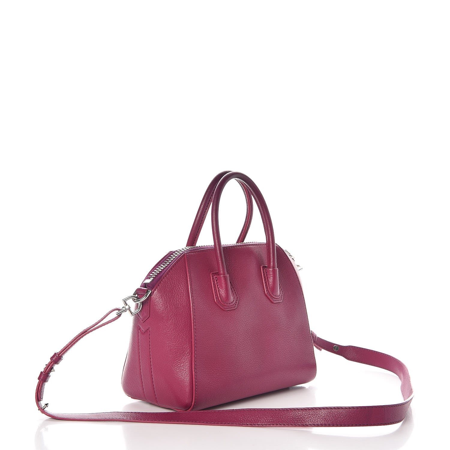 Givenchy Sugar Goatskin Mini Antigona Magenta 3 of 9