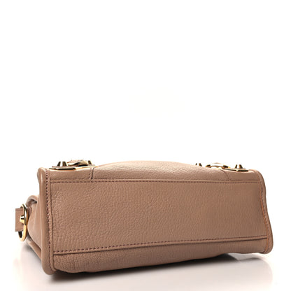 Balenciaga Chevre Gold Metallic Edge Hardware Mini City Rose Des Sables 5 of 13