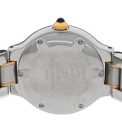 Cartier Stainless Steel 18K Yellow Gold 28mm Must de 21 Quartz Watch 4 of 4
