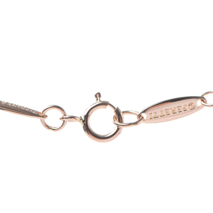 Tiffany 18K Rose Gold Diamond .07ct Elsa Peretti Diamonds by the Yard Pendant Necklace 4 of 8