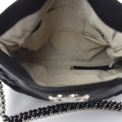 Chanel Washed Lambskin Chain Around Hobo Black 5 of 11