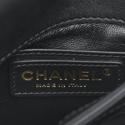 Chanel Calfskin Quilted Small Coco Lady Flap Black 5 of 10