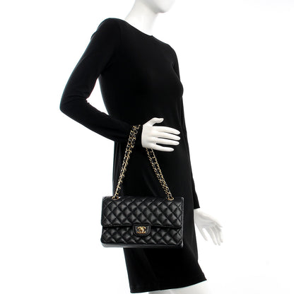 Chanel Caviar Quilted Medium Double Flap Black 2 of 7