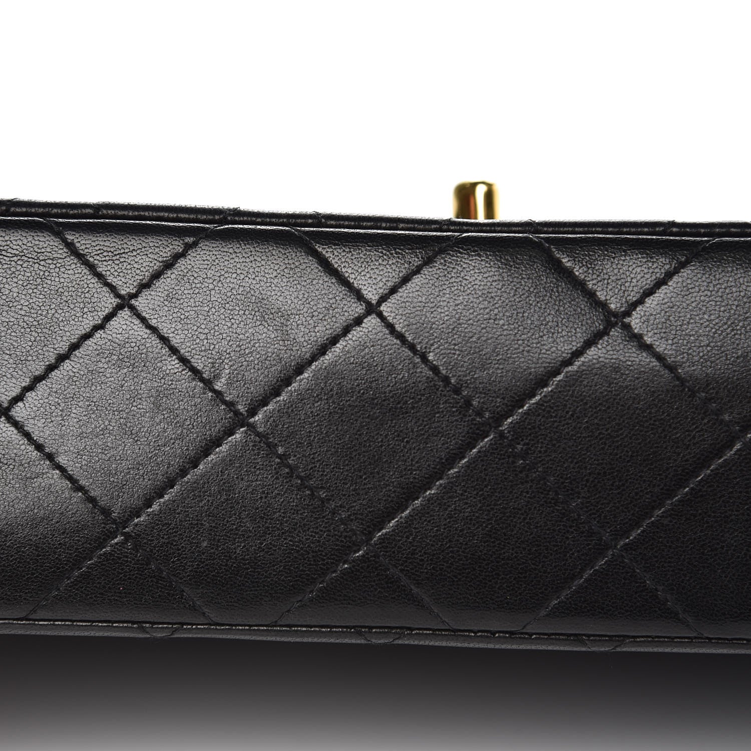 Chanel Lambskin Quilted Small Double Flap Black 10 of 13
