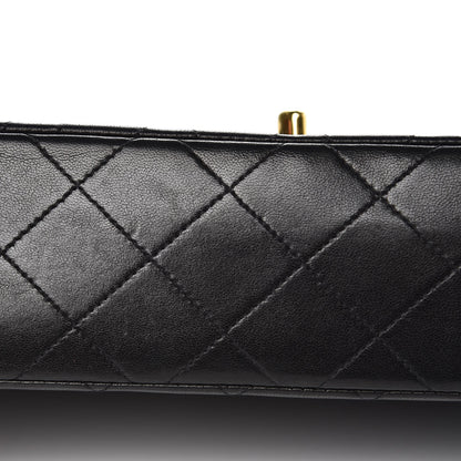 Chanel Lambskin Quilted Small Double Flap Black 10 of 13