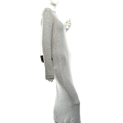 Fendi Sequin Paillettes Shiny Nappa Sex and the City Nano Maxi Buckle Baguette Charm Granata 2 of 10