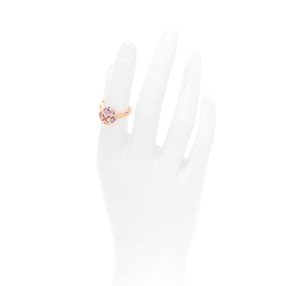 Chopard 18K Rose Gold Amethyst Imperiale Cocktail Ring 53 6.25 2 of 5